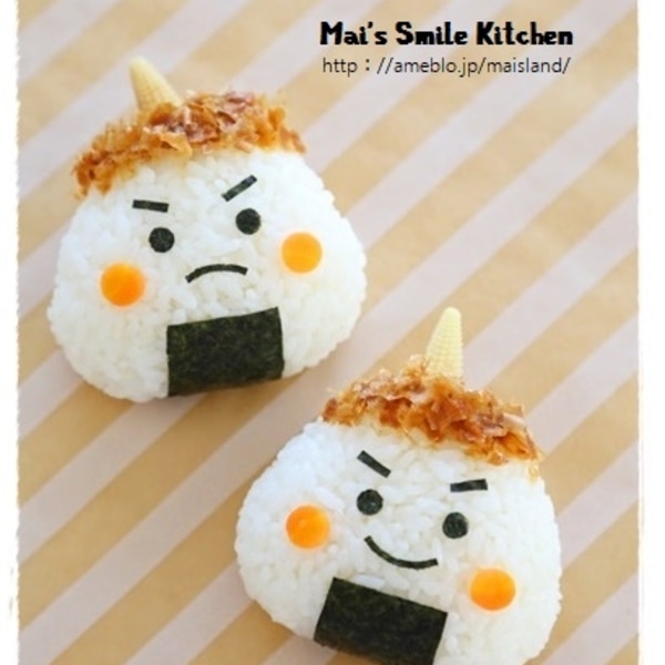 鬼ぎりくんの節分弁当＊キャラ弁 : momo's obentou＊キャラ弁 Powered by ライブドアブログ