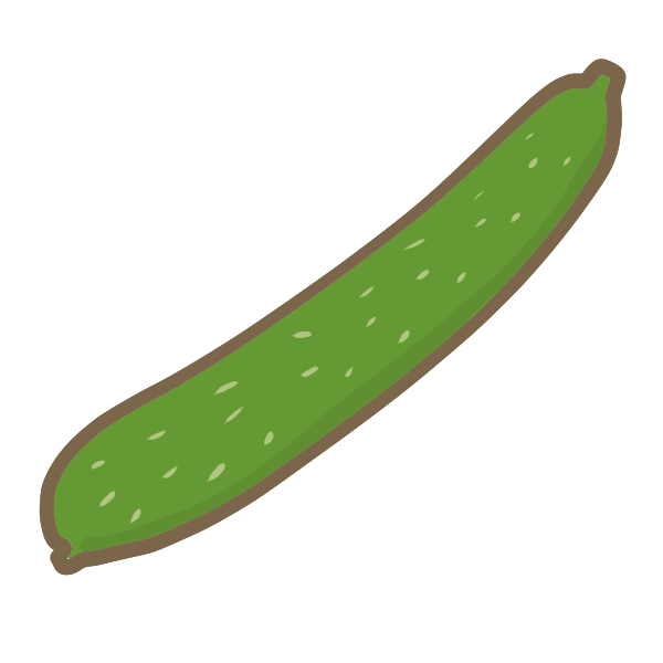 精霊馬 お盆のきゅうりとなす のシンプルイラスト ＜無料＞かわいいフリー素材 イラストK