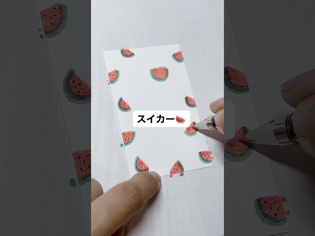 暑中見舞いはがきを手作り！ ペーパー芯スタンプで子どもと作ろう工作・自由研究All About