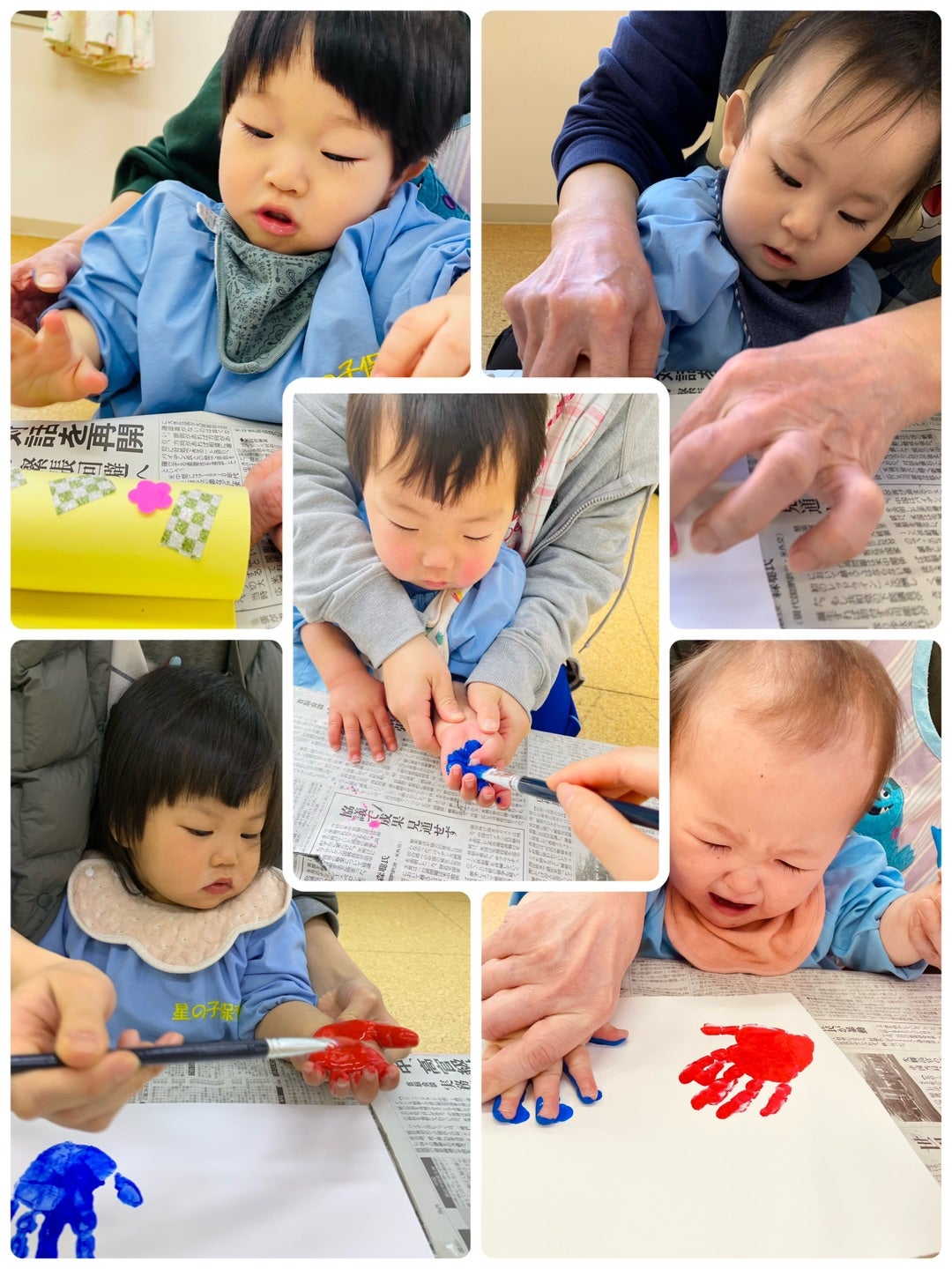 0歳児ひなまつり製作♪すえさみこども園 石川県小松市