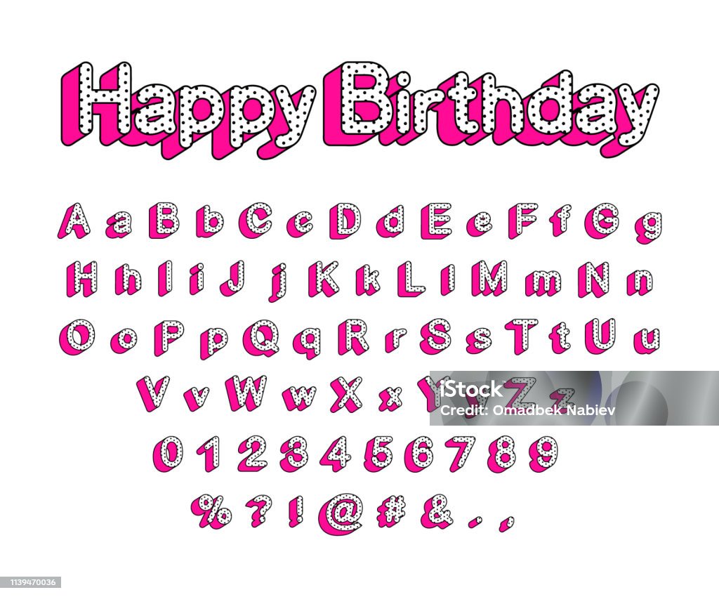 Happy Birthday!」のイラスト文字: ゆるかわいい無料イラスト素材集