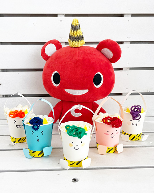 親子で作ってあそぼう！紙袋鬼で豆まき鬼退治ゲーム遊び♪つづる