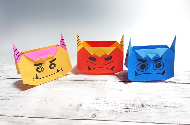 節分 工作セット 豆入れ - 19930501'S GALLERYminne byGMOペパボ 国内最大級のハンドメイド・手作り通販サイト