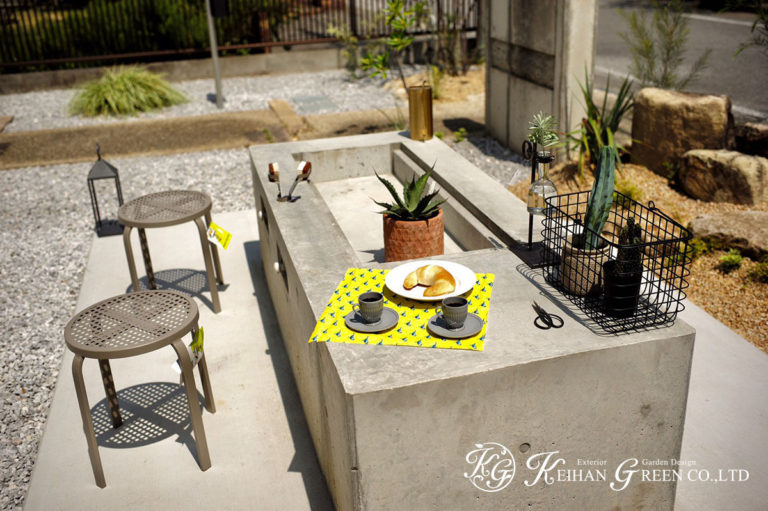 ガーデンパーティーを楽しめるお庭に京阪グリーン滋賀・京都・大阪のエクステリア・ガーデン・外構工事