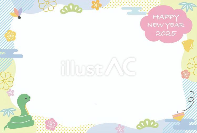 商用利用可 2024年ファミリーにおススメな写真枠ありの年賀状デザイン15選！ピョンタックのイラストや写真で副業する方法