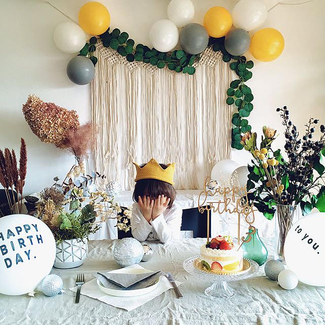 誕生日飾りつけ 6歳のインテリア実例RoomClip ルームクリップ