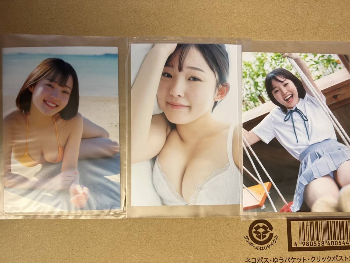 写真 ビキニ姿でダブルピースの花咲ひより：中日スポーツ・東京中日スポーツ