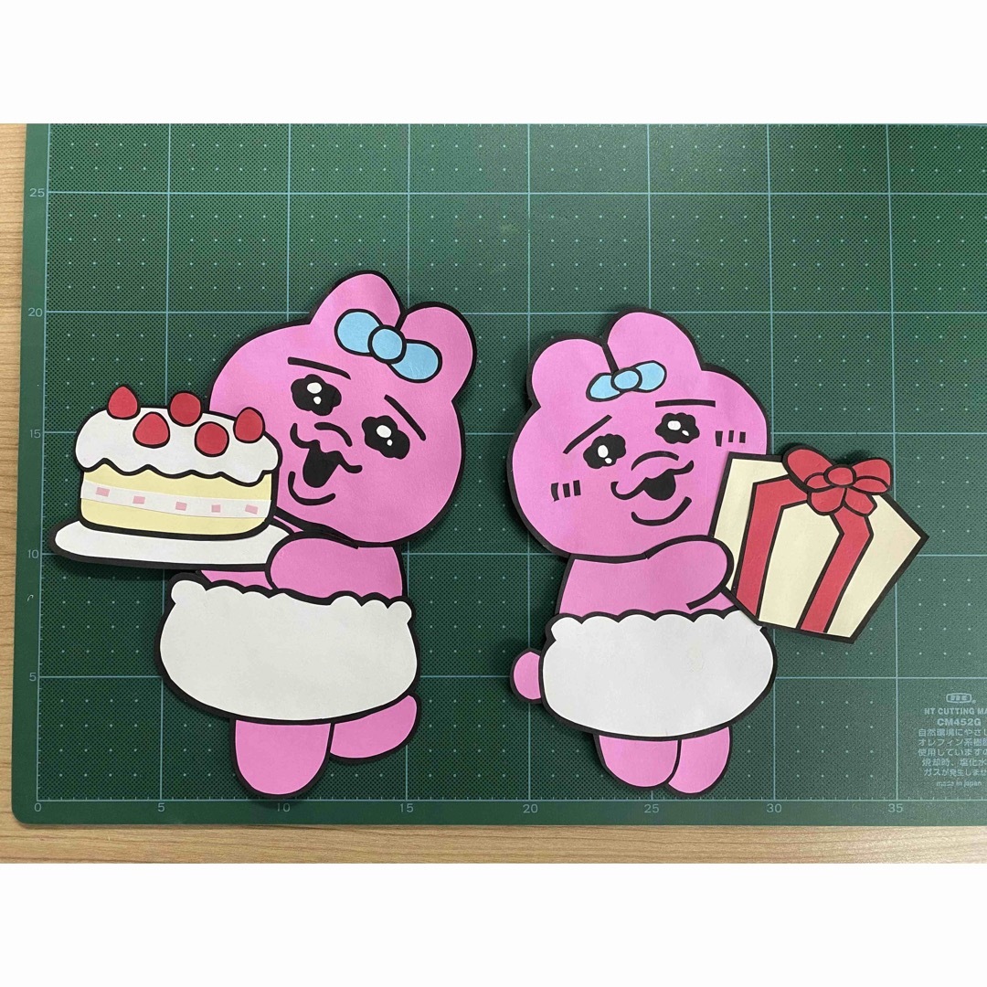 ケーキのはりまやです。 おぱんちゅうさぎの立体ケーキです。 マジパン立体と写真プレートのコラボも楽しいお誕生日ケーキになりますよ♪ 好きなものをお誕生日ケーキにしませんか？8月のお誕生日ケーキご予約受付中です 山口県光市から全国発送や店頭受け取り可能です