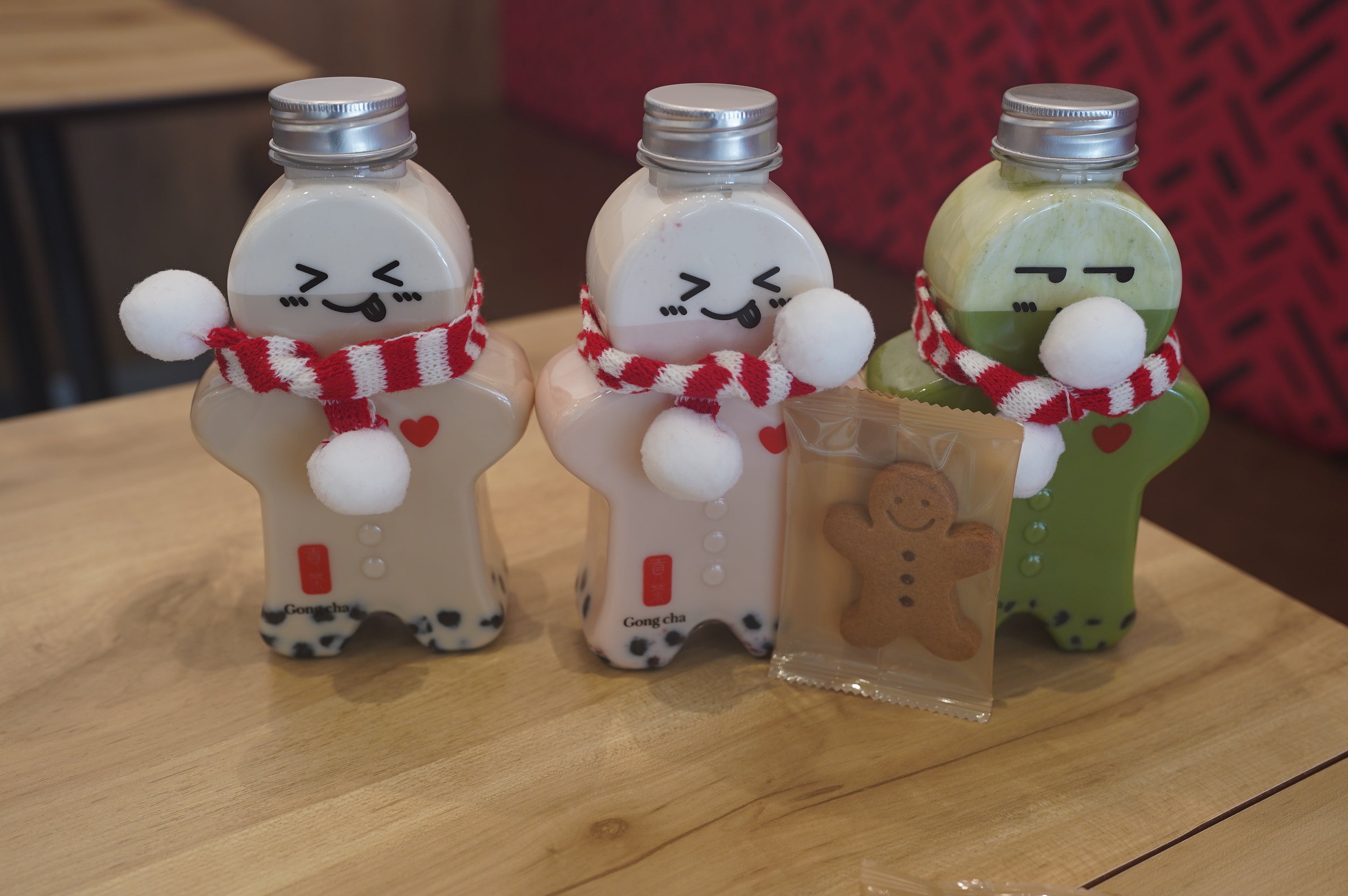 ゴンチャ クリスマス限定ボトル 京都TikTok