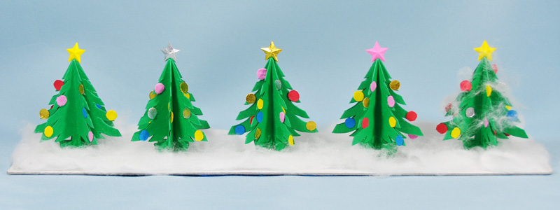 折り紙で作るクリスマスツリー飾りお針子日和 手芸・ハンドメイドイベント情報