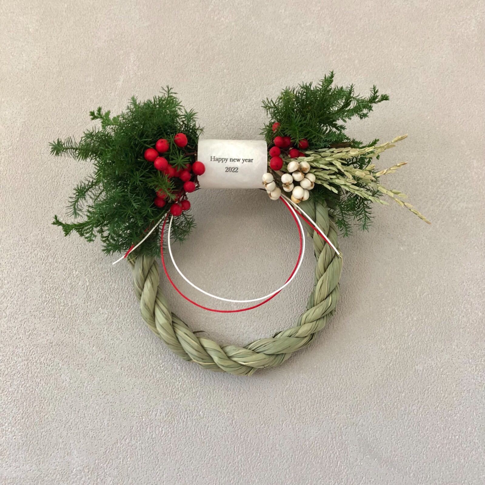 ２０２２年ＳＴＡＲＴ！ お正月 手作り南天リースと料理LEE