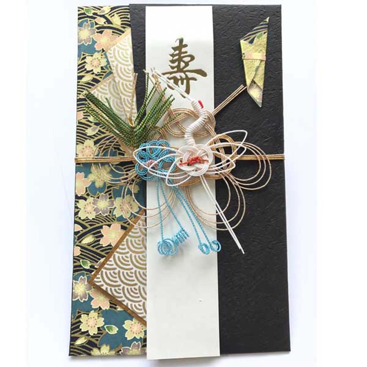 捨てずに使える！ ハンカチとして使えるお祝儀袋 即日発送 結婚式 子供 祝儀袋 ハンカチ シンプル 結婚 wedding おしゃれ かわいい 御祝儀新築祝い 3万 5万 10万 バースデー 入学祝 成人祝い 食い初め のしなし 日本製 袋 封筒 御祝 のし袋 4色 Lien de famileリヤンド