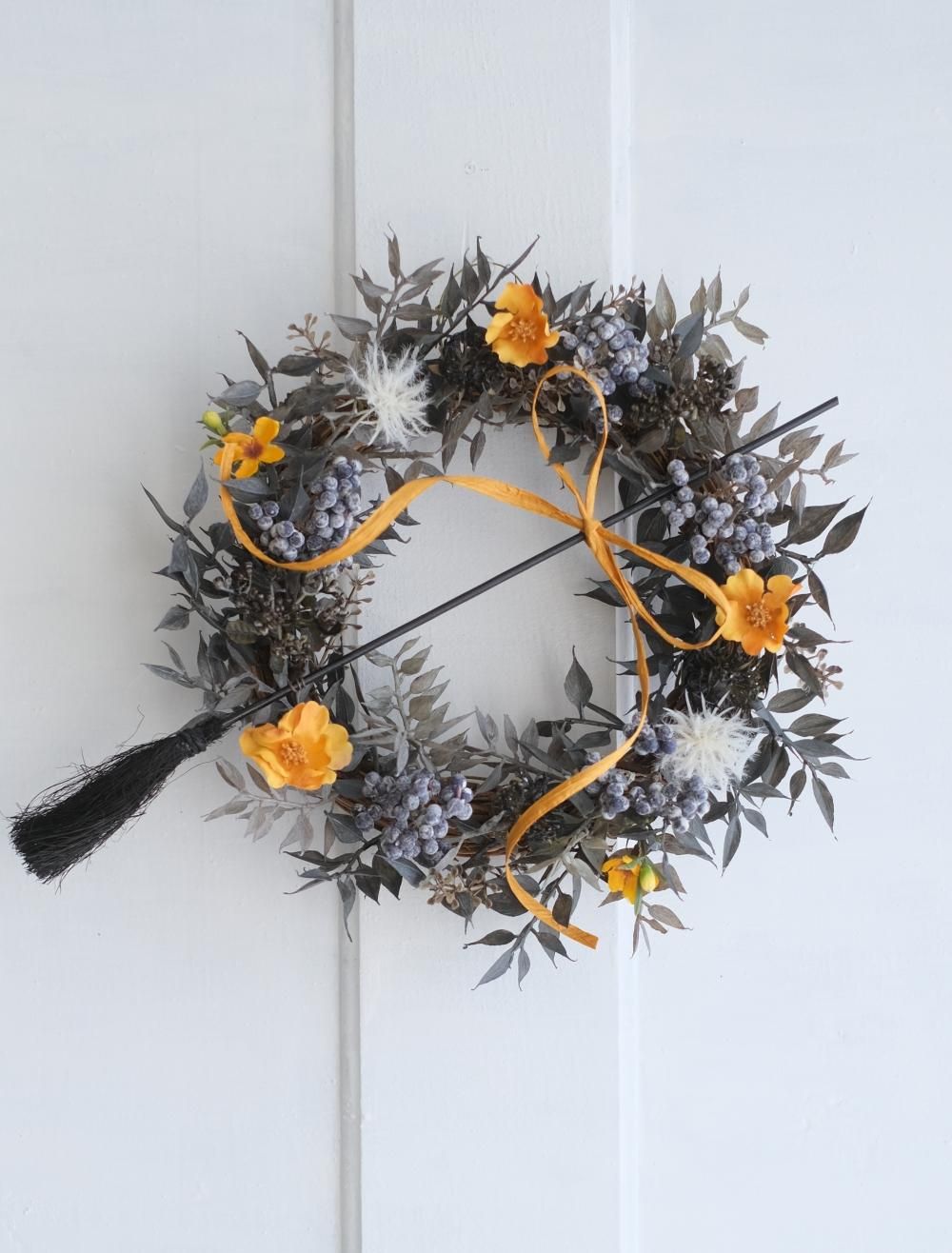 ハロウィンリースを手作り♪毛糸のポンポンを使った作り方紹介かんたん工作・折り紙☆選り好み