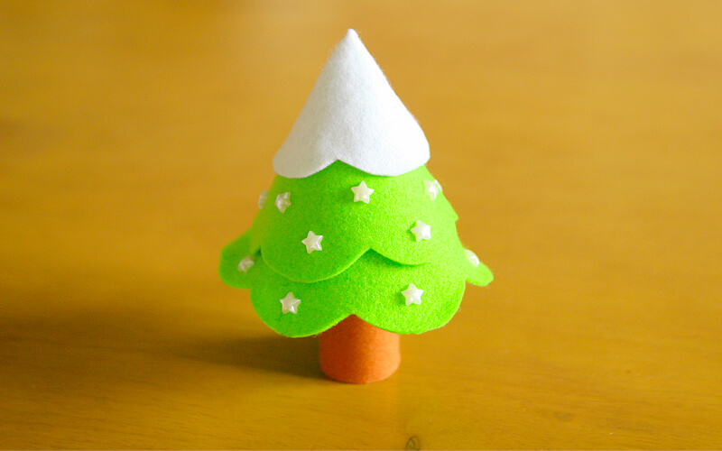 クリスマスツリー 星形フェルトツリー DIY Christmas tree. - YouTube