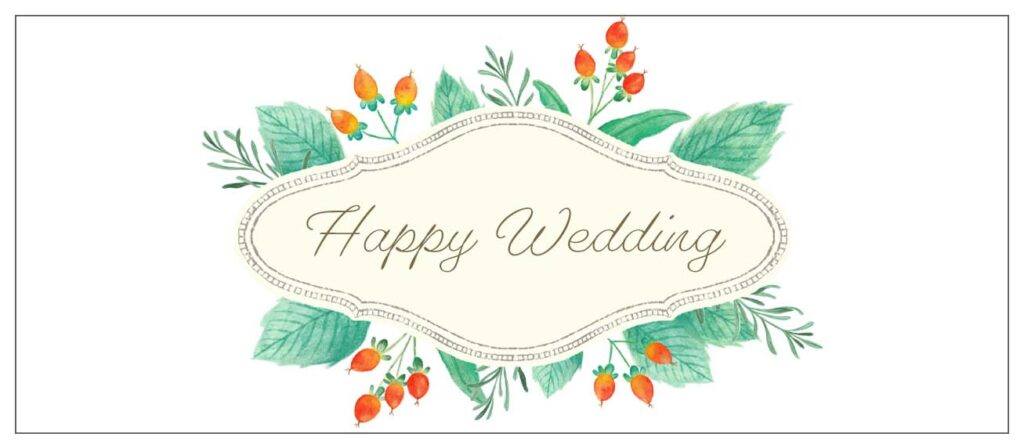 ハッピーウエディング ポスター イラスト素材6309519- フォトライブラリ