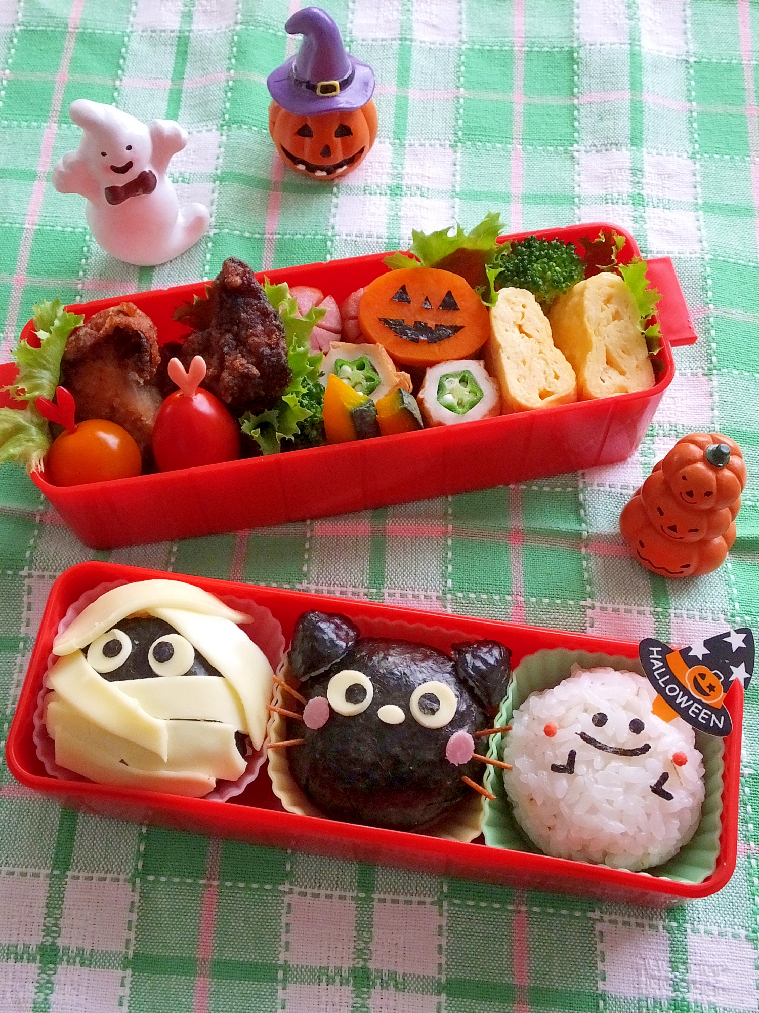 幼稚園のハロウィン弁当