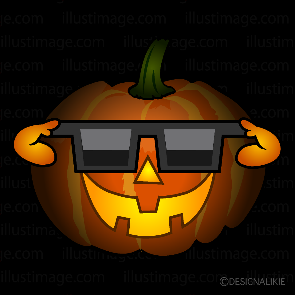 ハロウィン素材☆かわいいかぼちゃジャック・オー・ランタンとうさぎのイラスト無料イラスト素材素材ラボ