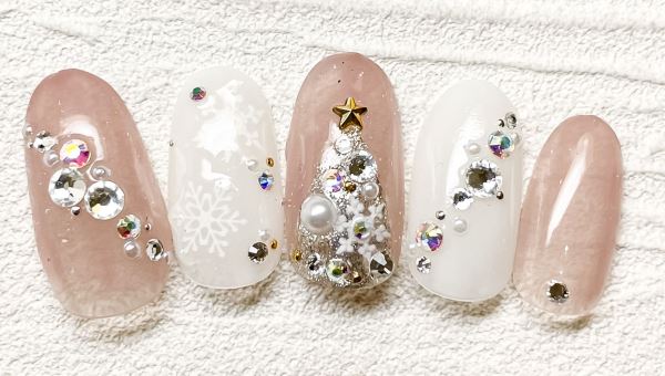 11-12月シーズンネイルクリスマスネイルサロン Very