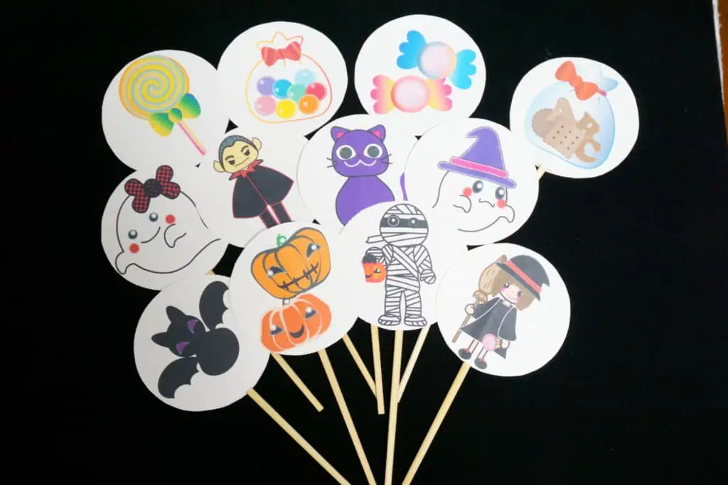 ハロウィンクイズ スケッチブックシアター クイズ 行事 集会 3〜6歳児向け シルエットクイズ」に関する