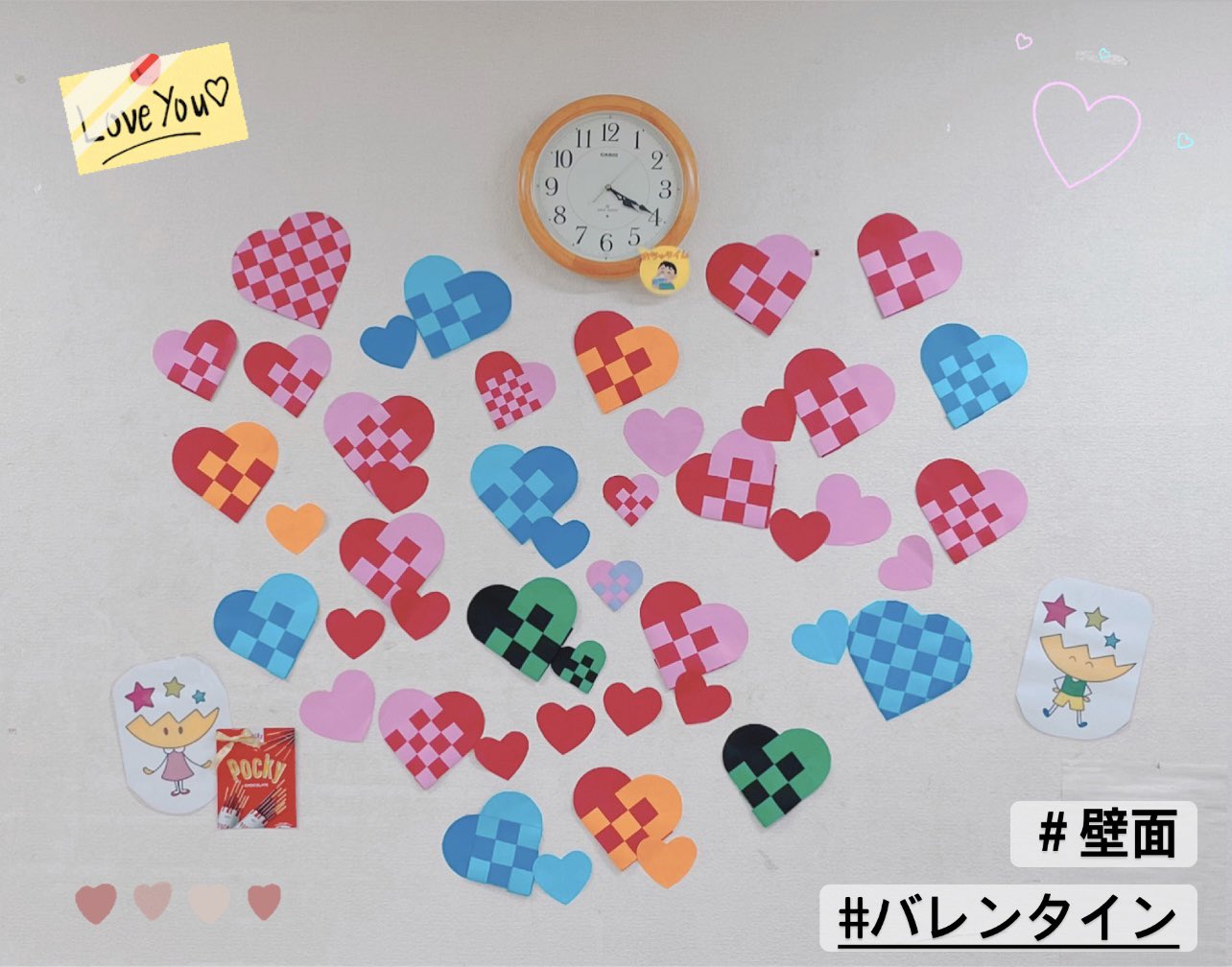 バレンタインの壁面飾り - C-CAT1617'S GALLERYminne byGMOペパボ 国内最大級のハンドメイド・手作り通販サイト