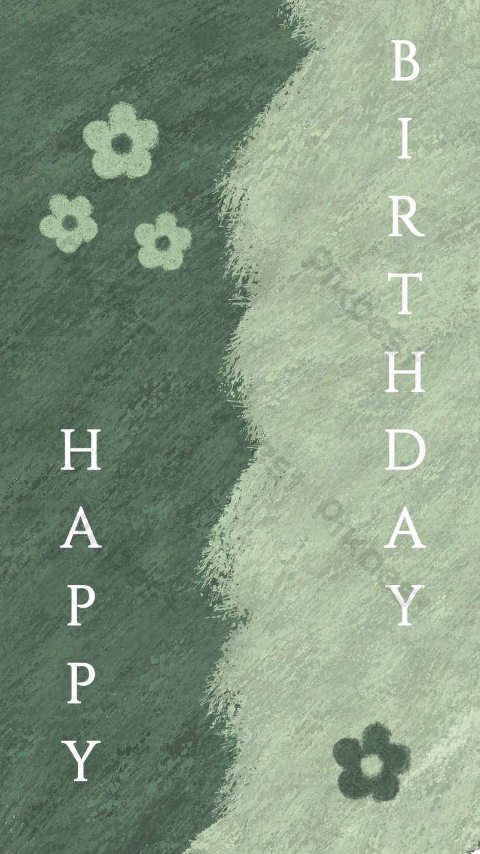 お誕生日おめでとうミニマリストのInstagramストーリー無料ベクトル素材