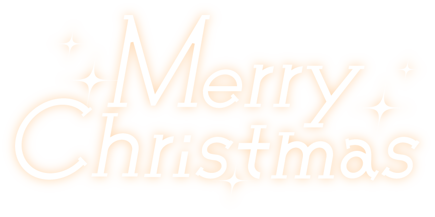 メリークリスマスの文字素材 5種OKUMONO