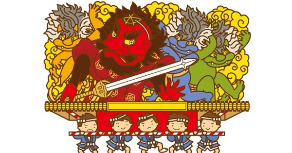 日本の火祭り「青森ねぶた祭り」にて、初号機ねぶたの出撃が決定