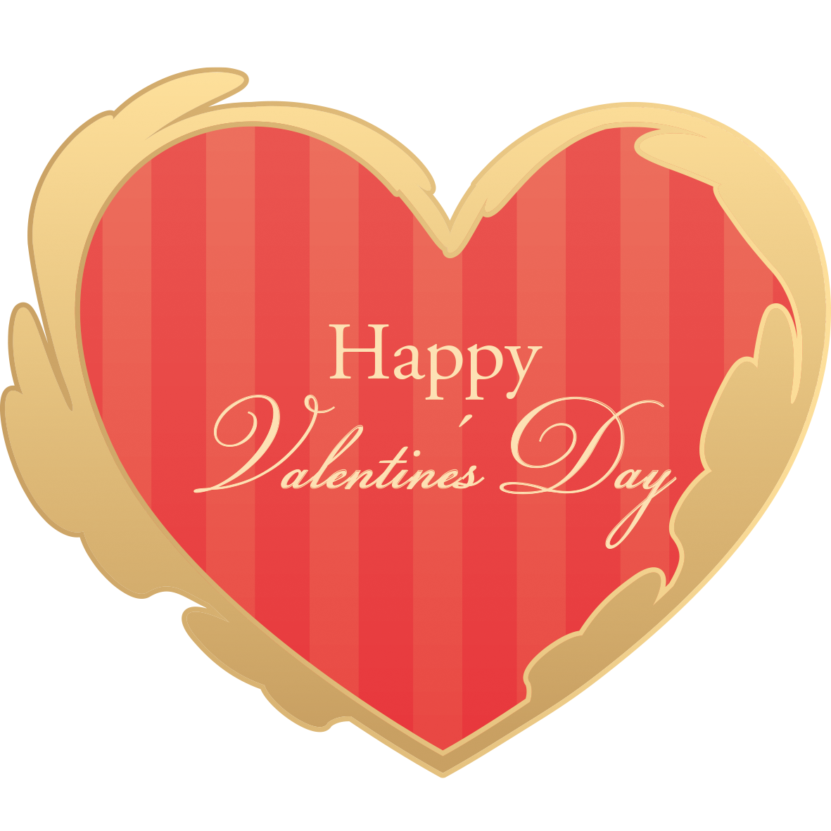 ハートフレームイラストに幸せなバレンタインデーの文字イラスト素材透過、PNGフリー画像ダウンロード - Pngtree