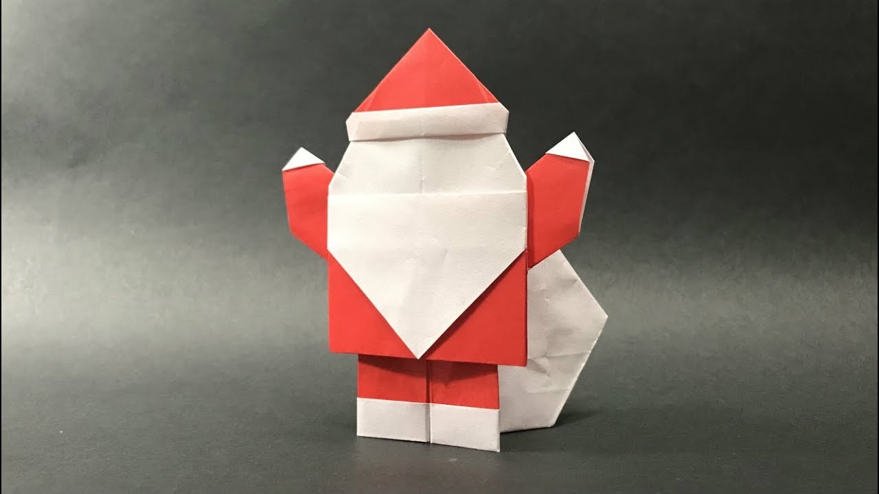 折り紙「サンタクロース」の折り方まとめ５選 - おりがみの時間