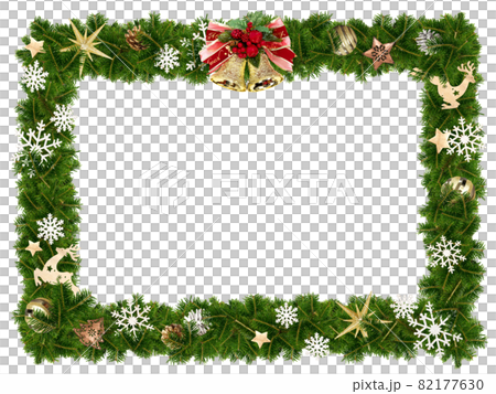 クリスマス飾りシンプルフレーム・メッセージカード、クリスマスのフレームにフレーム 飾り枠 Decome