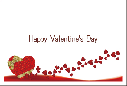 手書き風のバレンタインメッセージカードbizocean ビズオーシャン