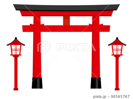 初詣 イラスト素材4103608- フォトライブラリ