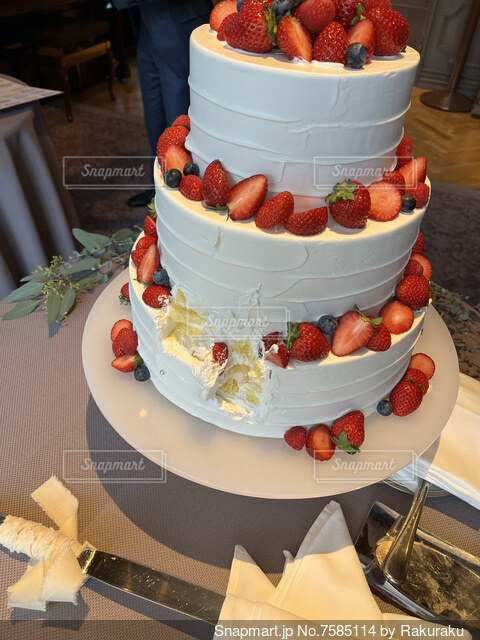 ３段ウェディングケーキ Sugar-Craftシュガークラフト teaching