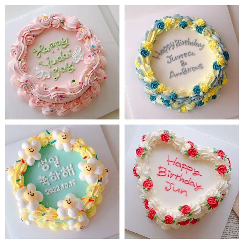 ハッピーバースデー マヨネーズで書くメッセージプレート13