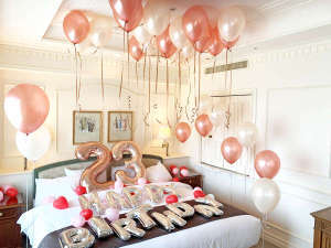 サプライズバルーンボックス pink 部屋ホテル 誕生日 飾り付けドッキリ 友達彼氏彼女 ピンク– FamuLia-toysballoon shop