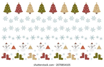 フリーイラストクリスマス飾りのラインパブリックドメインQ：著作権フリー画像素材集