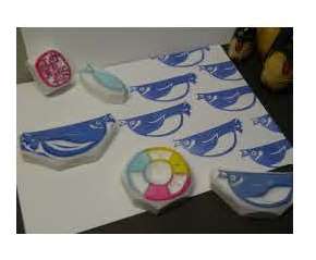 暑中見舞いはんこ と かき氷はんこ♪kedi*kedi by emine