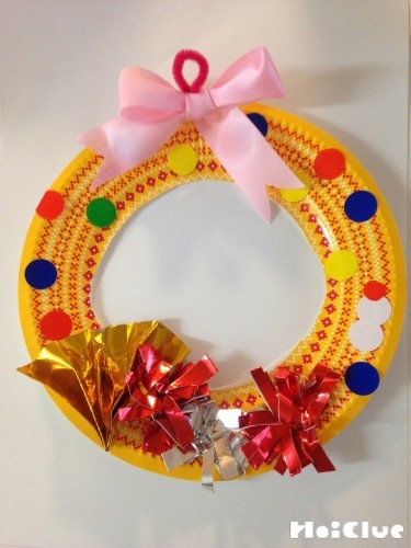 クリスマスリースをお正月飾りにリアレンジLEE