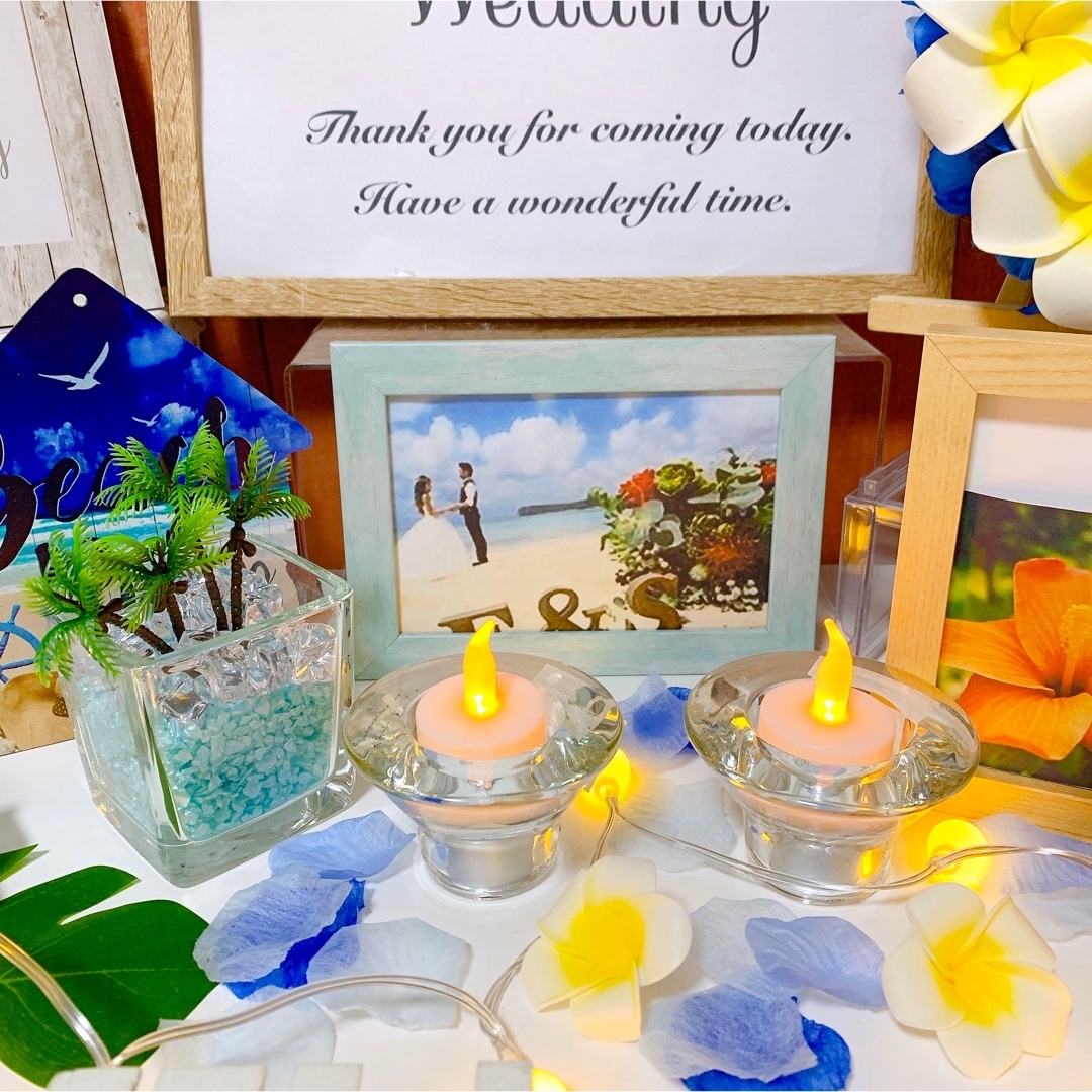 ウェルカムスペース 結婚式 ウェルカムボード まとめ売り 夏 造花 ウエディングの通販 by Flower Crownラクマ