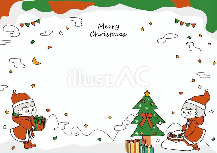 こどもと楽しむ制作⭐️概要欄から型紙ダウンロード⭐️クリスマスカード⭐️