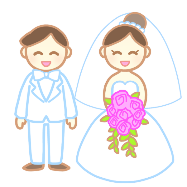 花婿 枠 花嫁 結婚のイラスト素材 - PIXTA