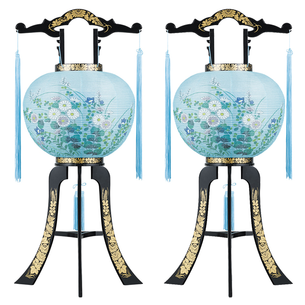 盆提灯 モダン お盆提灯 『和照灯 扇花１個入り 』初盆 新盆 提灯 おしゃれ お盆 灯篭