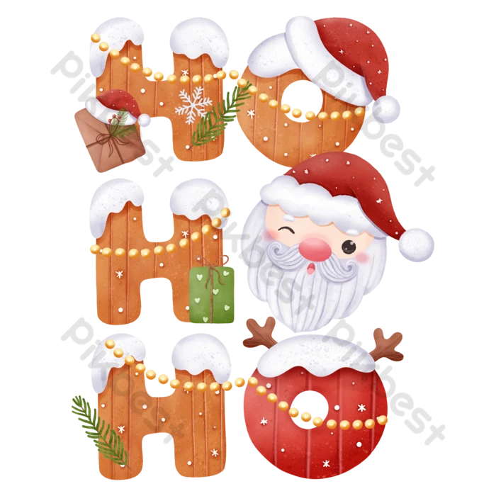 水彩サンタSui-Sai手描き水彩イラストフリー素材集