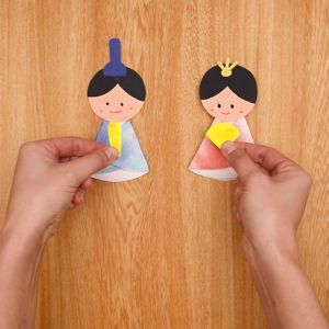 ひな祭り製作！！ぽかぽか森の小さなおうち