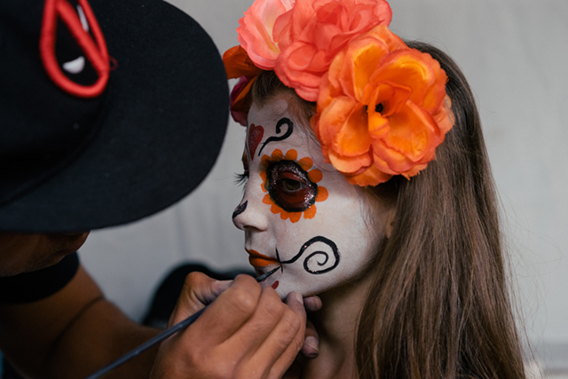 Amazon.co.jp: メキシコ コスチューム 大人用 伝統 死者の日 衣装 メキシコ ディア デ ロス ムエルトス ハロウィン カーニバルコスプレ パーティー用 5点セット : ホビ