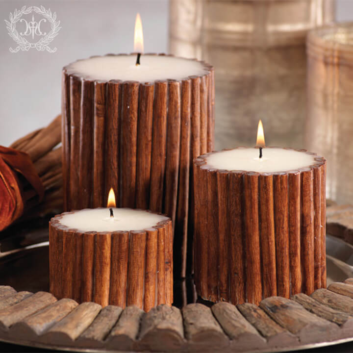 スパイラルクリスマスキャンドルスティック - ハンドメイド 7.5インチ 垂れないテーパーキャンドル ツイストキャンドル ディナーUCO キャンドル