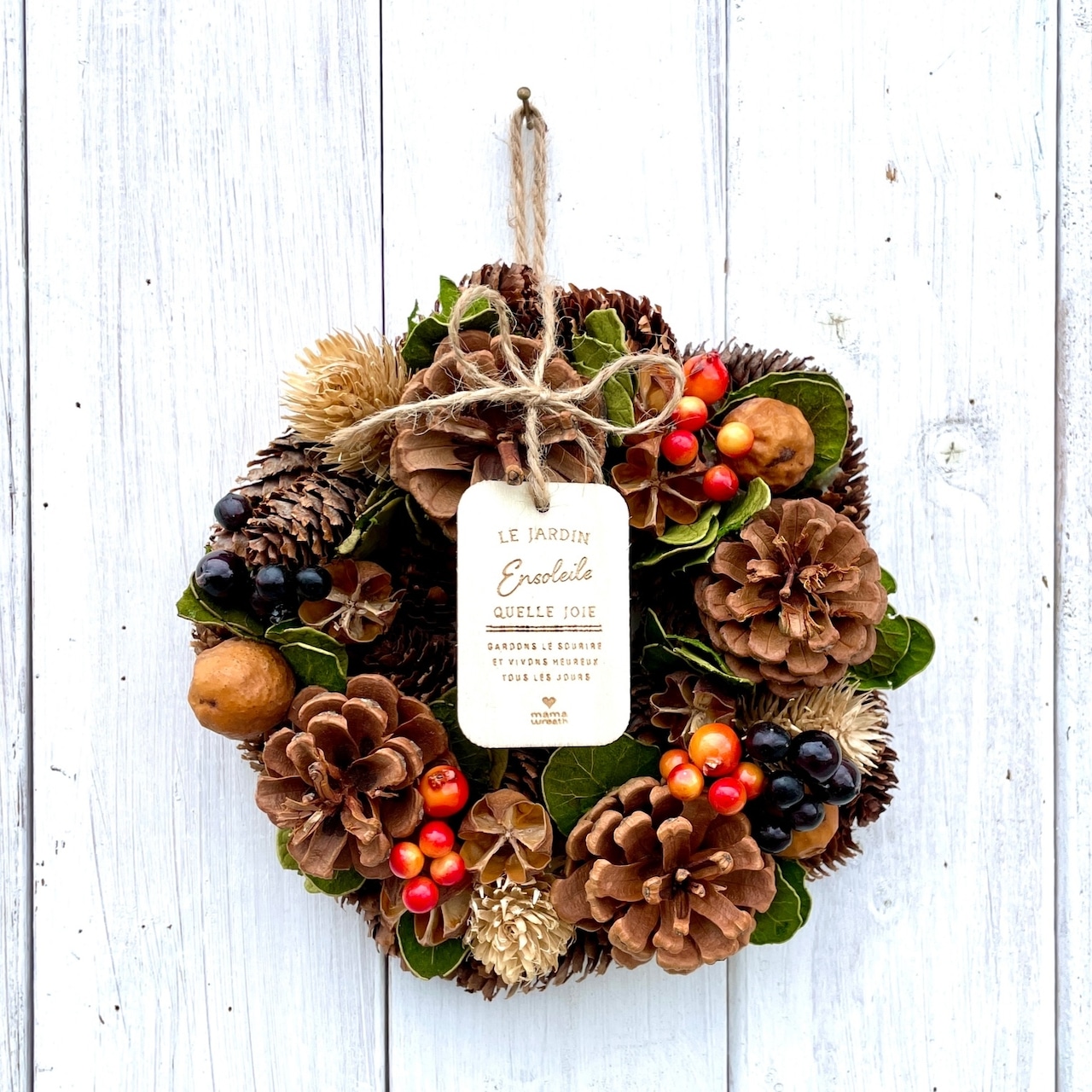 手作り 2022年クリスマスリース、100均の材料で作ってみた！あしゅ坊日記