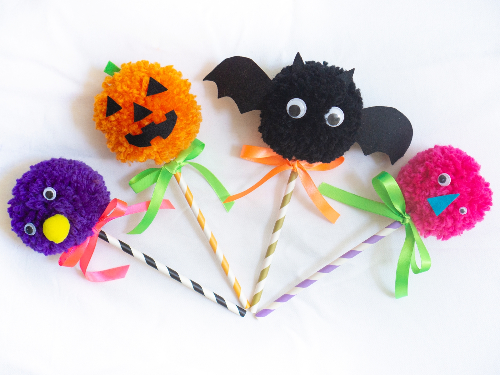 ハロウィンステッキ手作り 保育TikTok