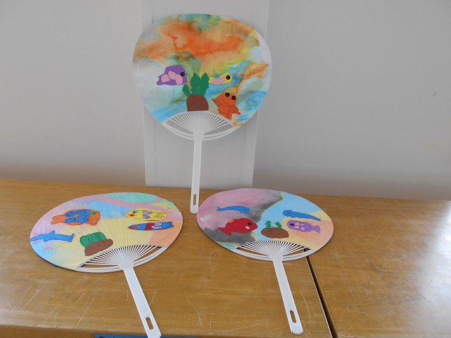 保育 夏祭り うちわ手作りTikTok