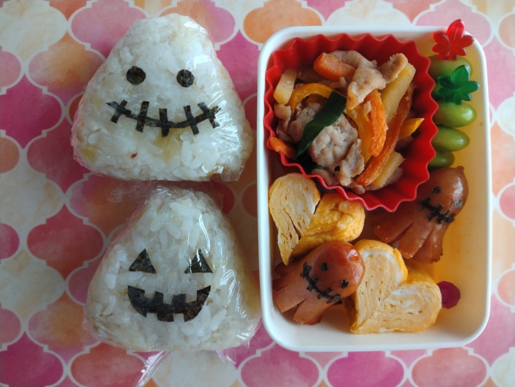 キャラ弁 ハロウィン弁当♪